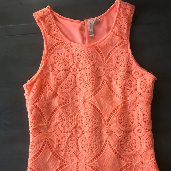 Electric orange dress - Picture 2 of 4